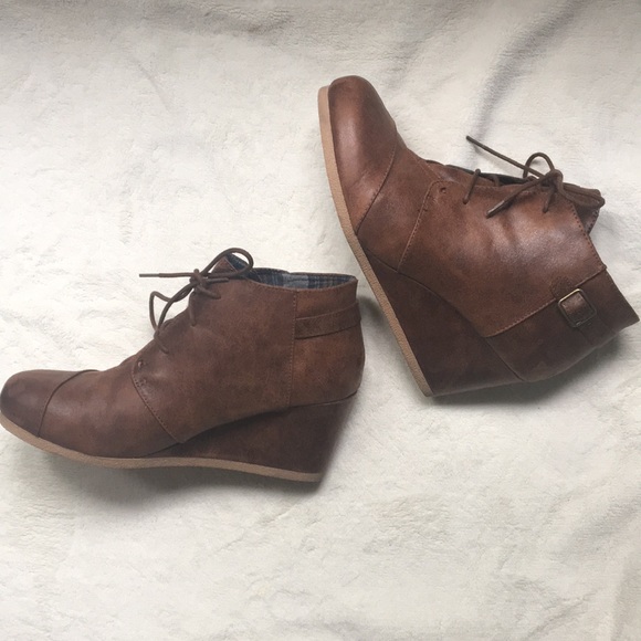 Maurices Shoes - Maurices Lace Up Wedge Boots